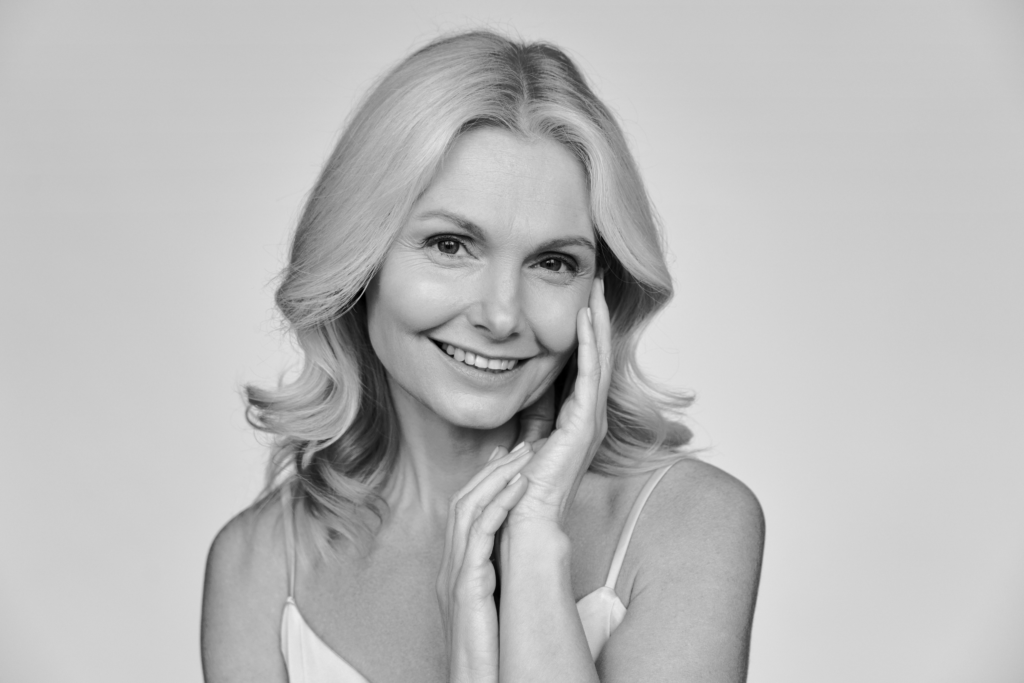 Middle Aged Woman Smiling